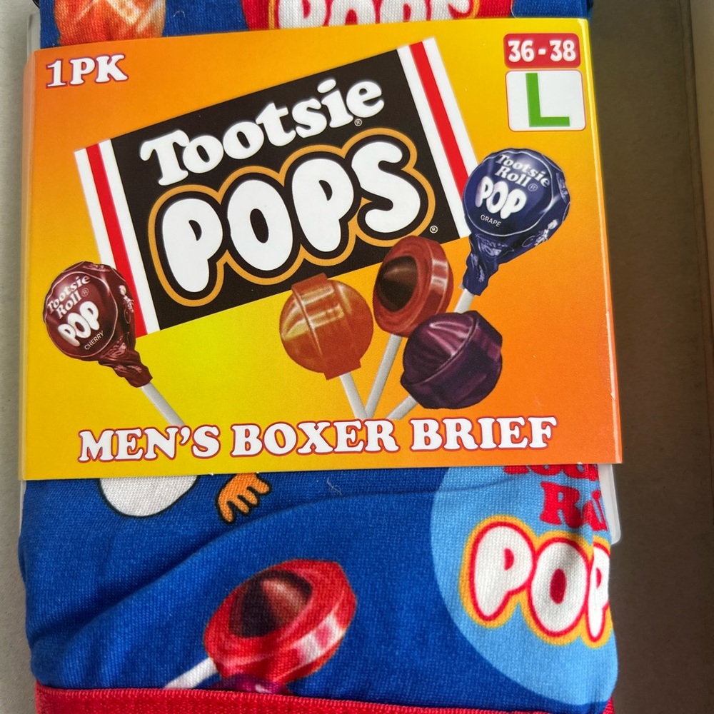Men's Tootsie Pop Boxer Brief NWT